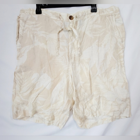 Club room Men's 100% Linen Drawstring Shorts - Picture 2 of 5